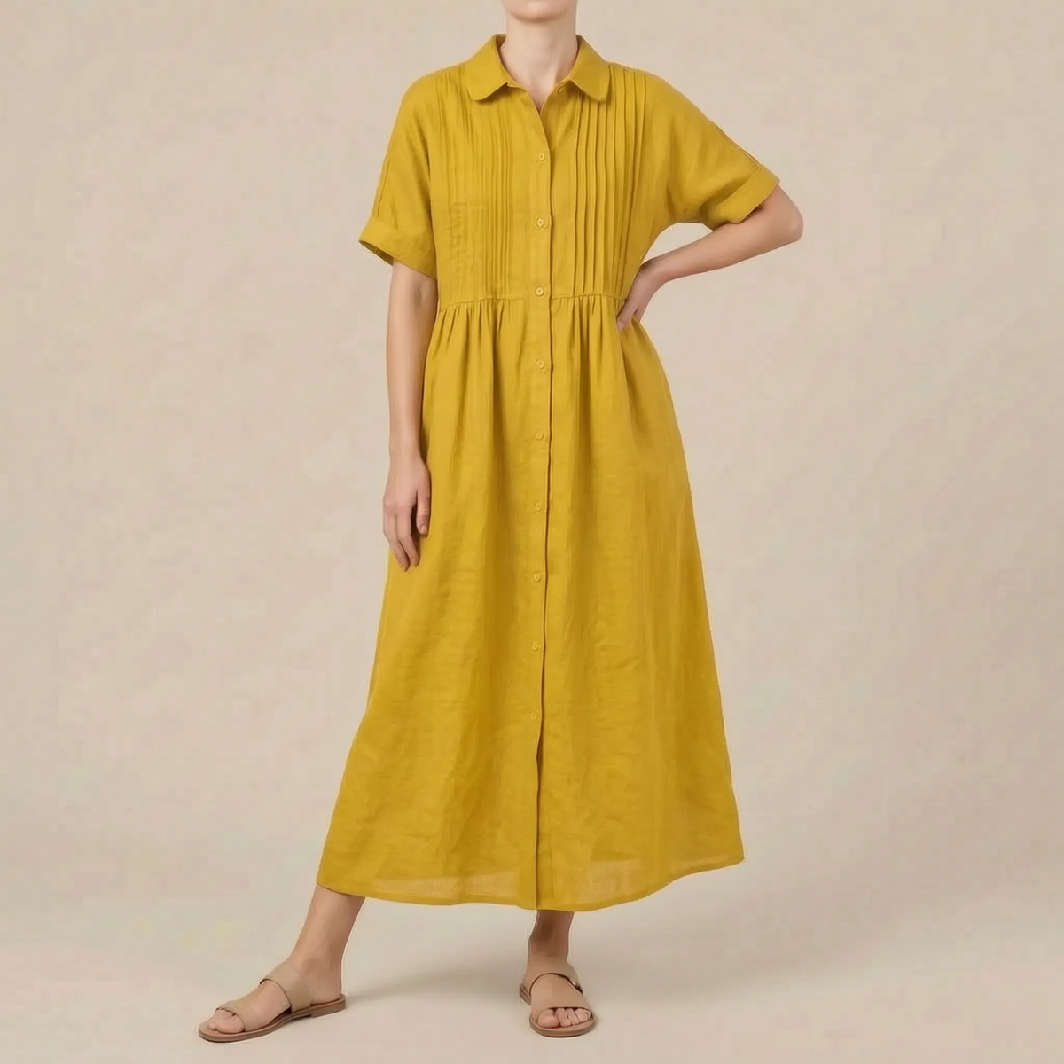 Brezeo | Weit Geschnittenes Maxikleid