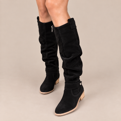 Brielle | Winterstiefel Damen mit gerafftem Schaft