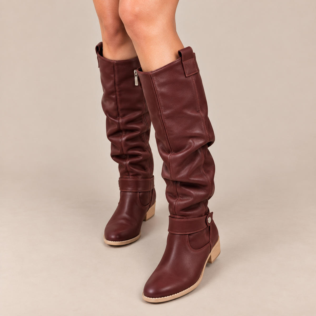 Brielle | Winterstiefel Damen mit gerafftem Schaft