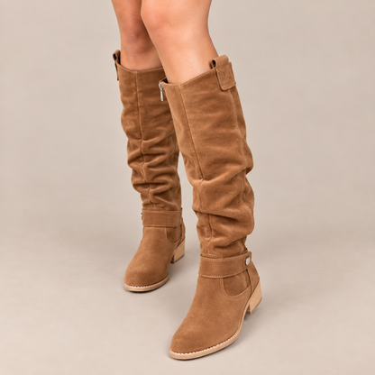 Brielle | Winterstiefel Damen mit gerafftem Schaft