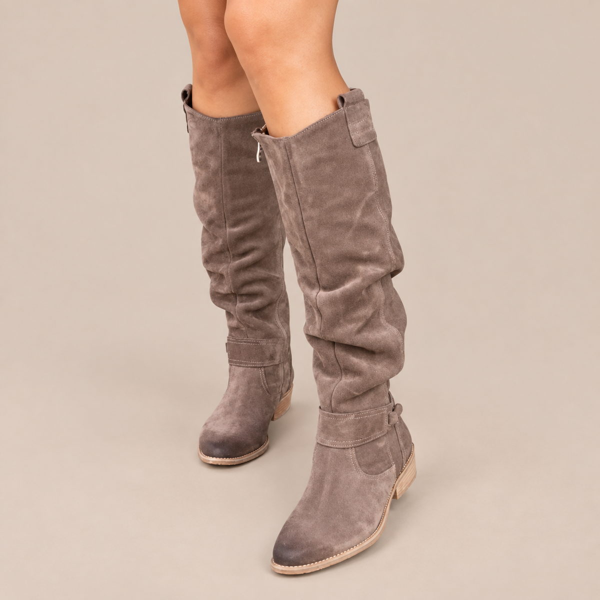 Brielle | Winterstiefel Damen mit gerafftem Schaft