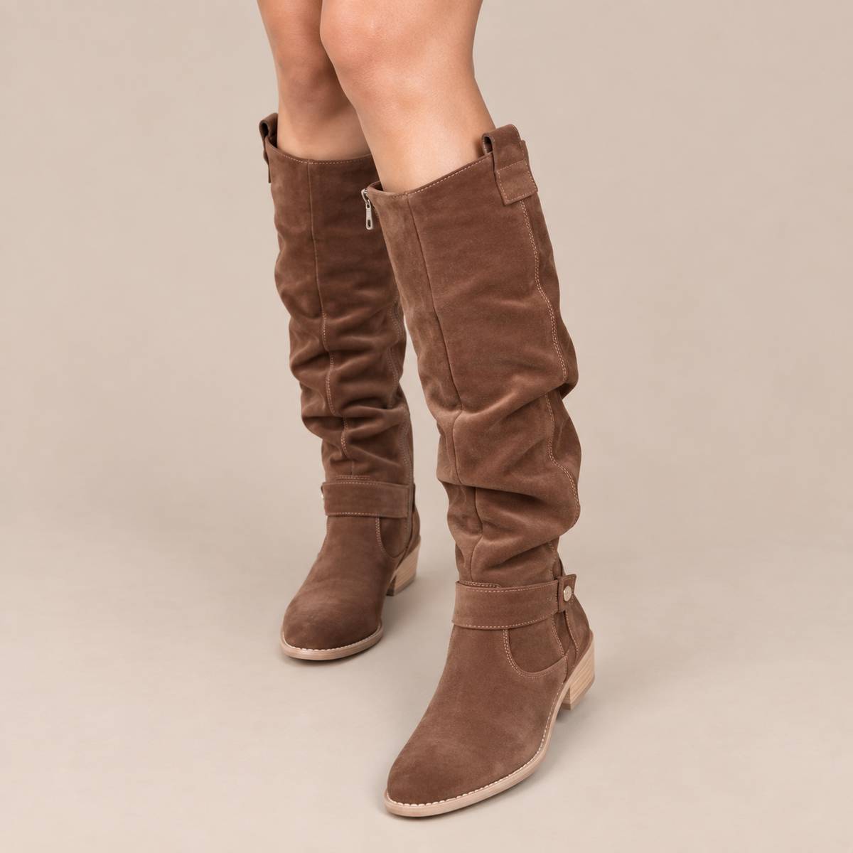 Brielle | Winterstiefel Damen mit gerafftem Schaft