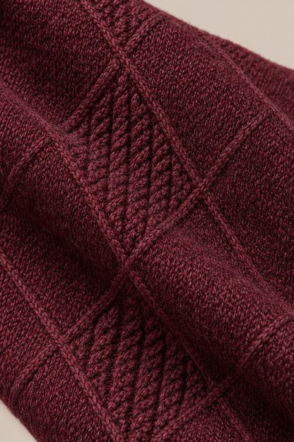 Calvin | Wollpullover Herren mit dezentem Rautenmuster
