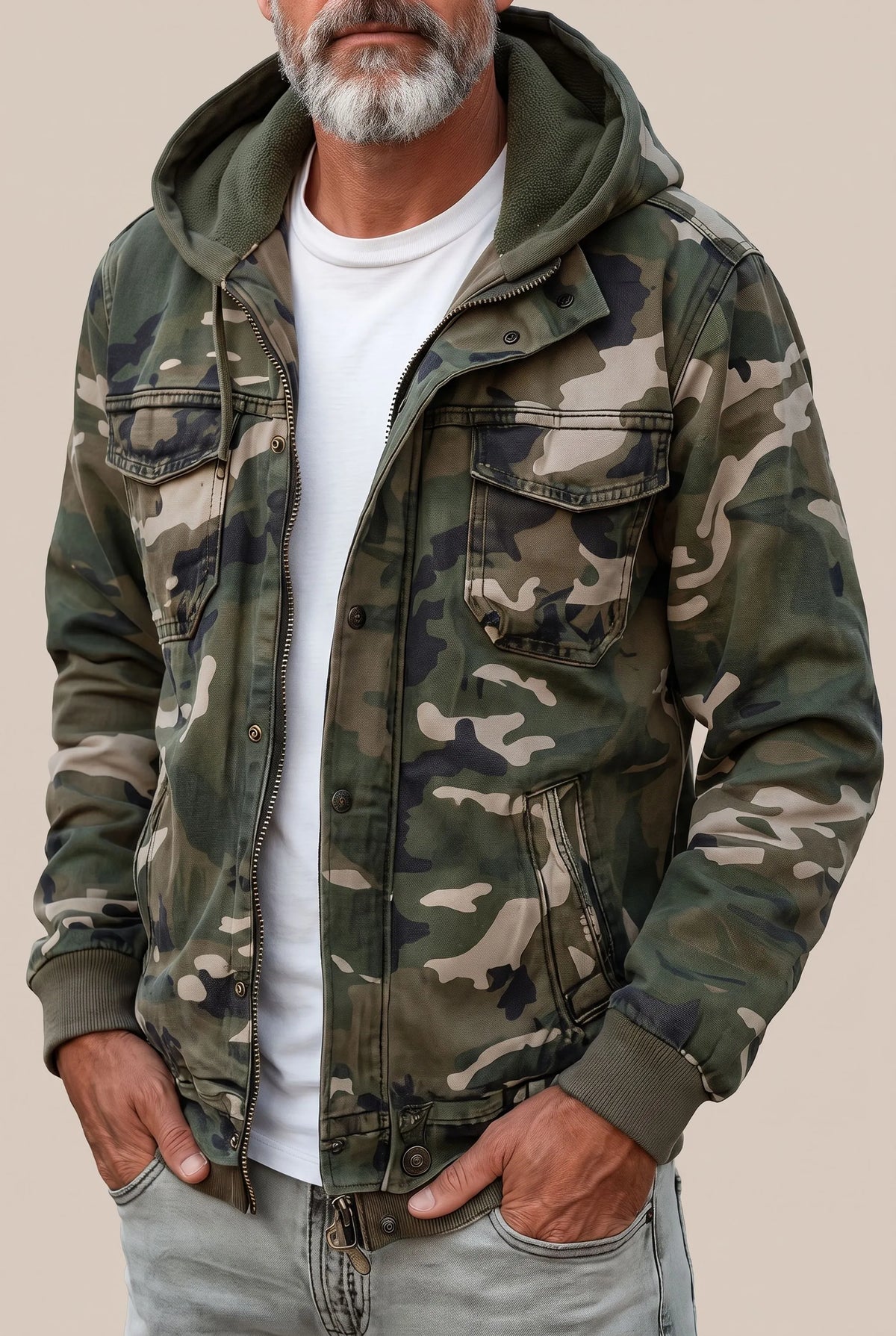 Camoridge | Funktionale Cargo Jacke