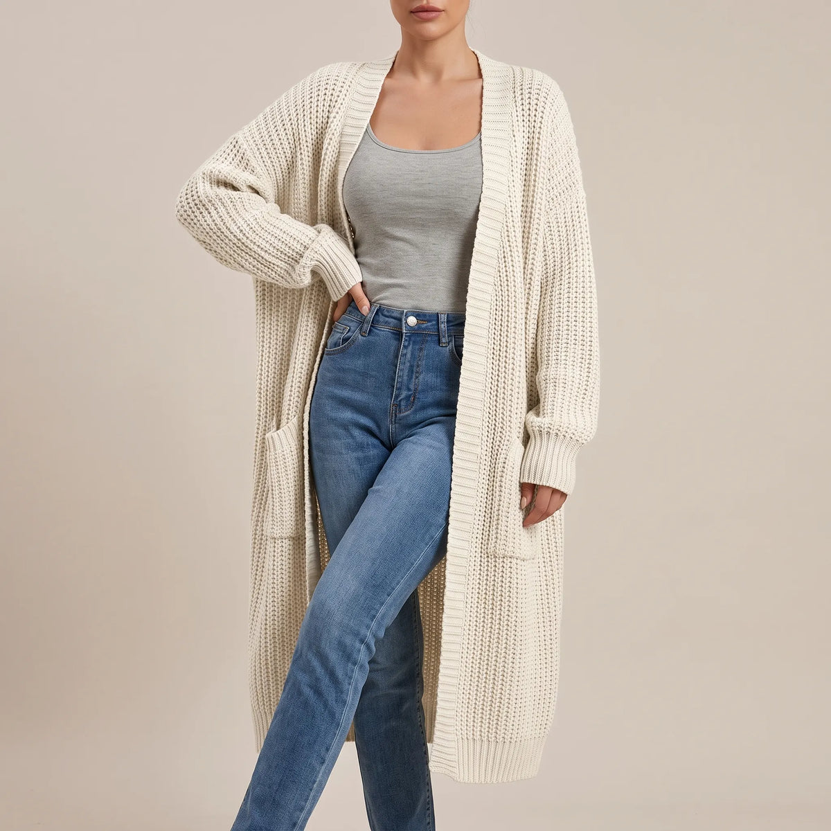 CardiLounge | Lange Strickjacke Für Damen