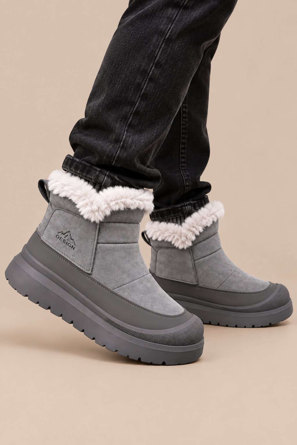 Carl | Winterstiefel Herren mit warmem Futter und Reissverschluss