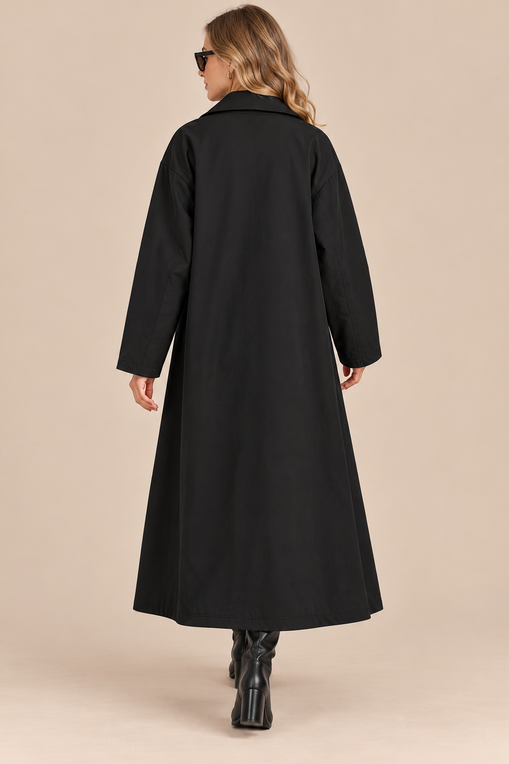 Carla | Trenchcoat Damen mit geradem Langschnitt