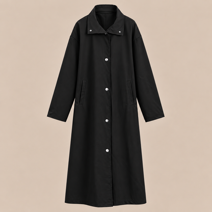 Carla | Trenchcoat Damen mit geradem Langschnitt