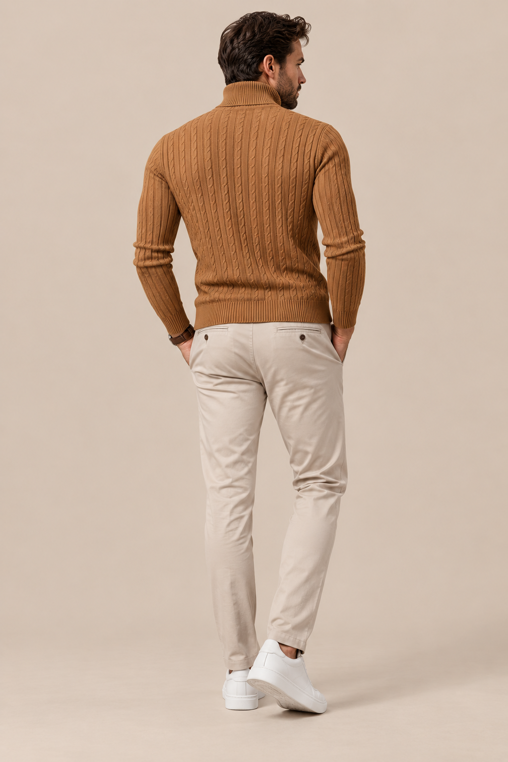 Cassian | Strickpullover Herren mit elegantem Rollkragen