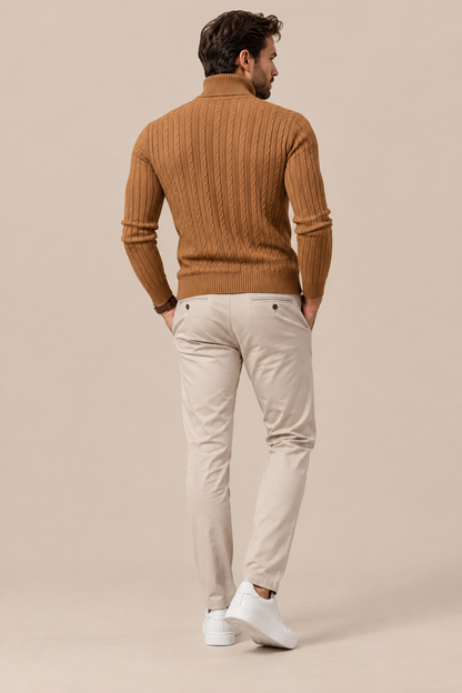 Cassian | Strickpullover Herren mit elegantem Rollkragen