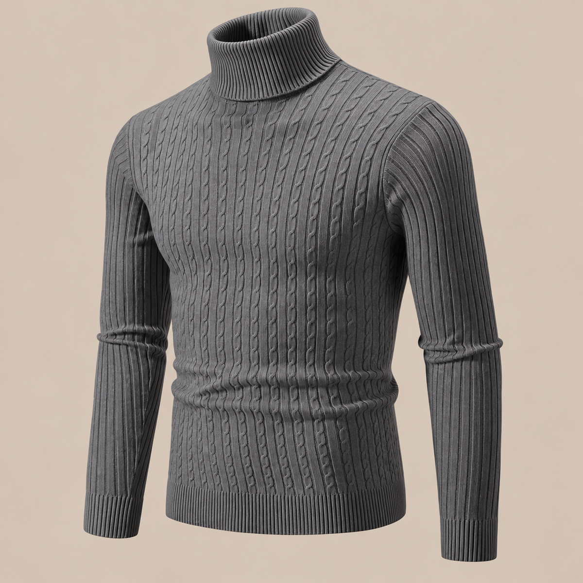 Cassian | Strickpullover Herren mit elegantem Rollkragen