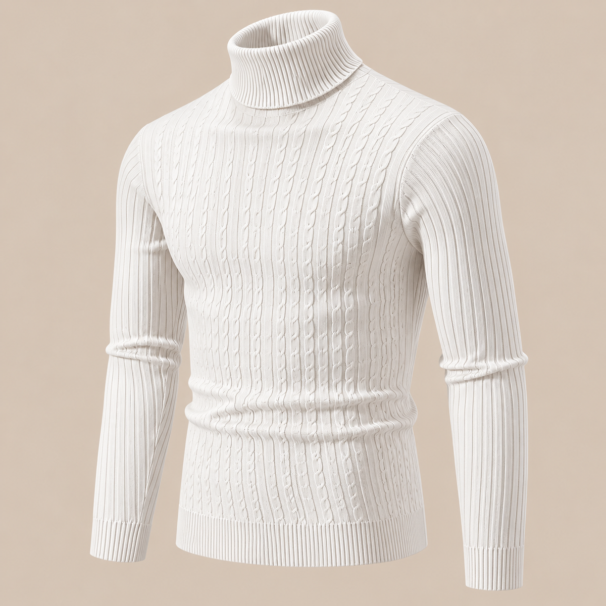Cassian | Strickpullover Herren mit elegantem Rollkragen