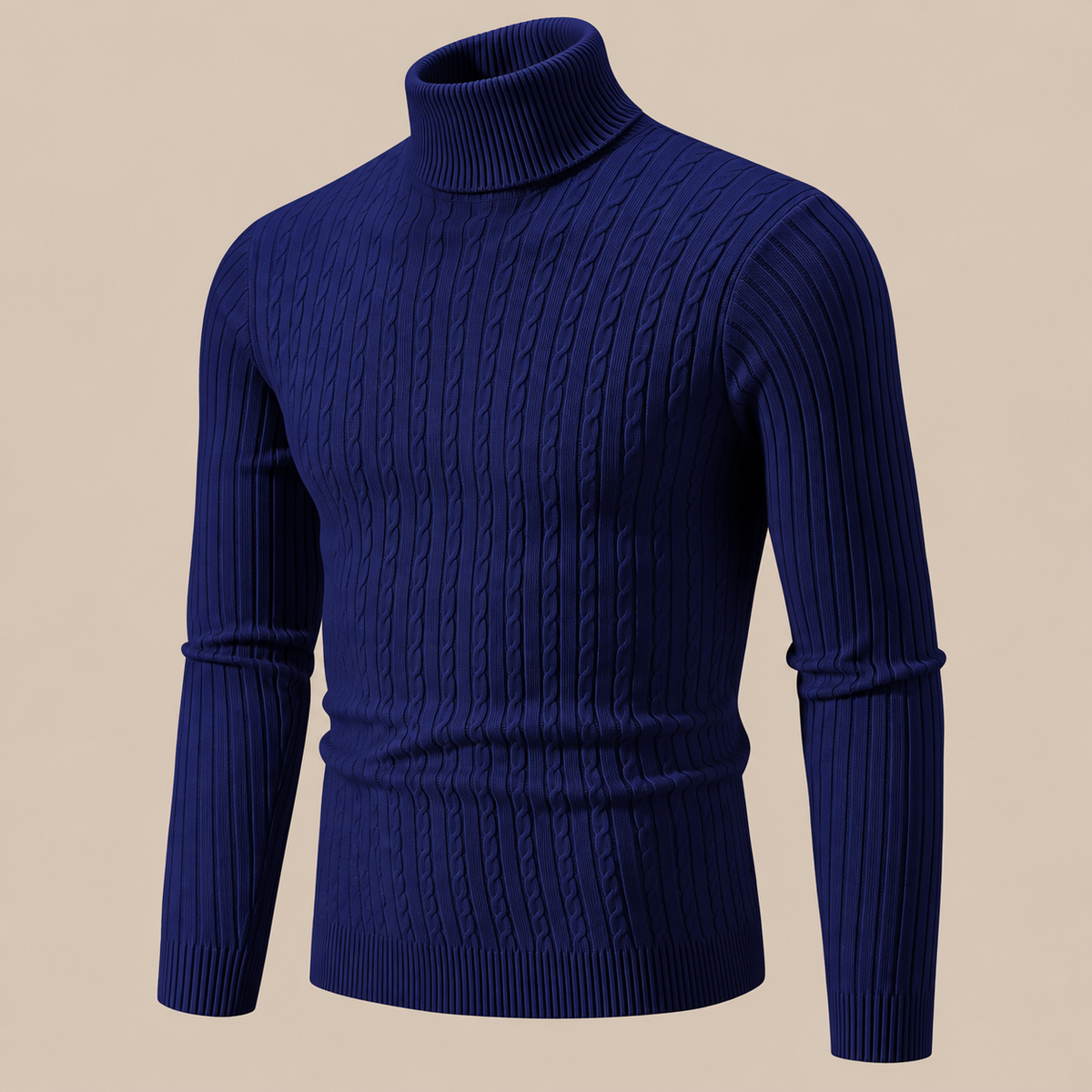 Cassian | Strickpullover Herren mit elegantem Rollkragen