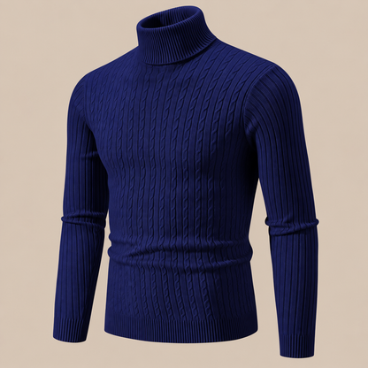 Cassian | Strickpullover Herren mit elegantem Rollkragen