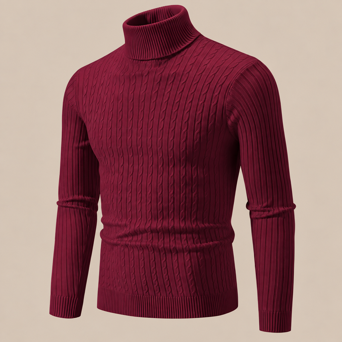 Cassian | Strickpullover Herren mit elegantem Rollkragen