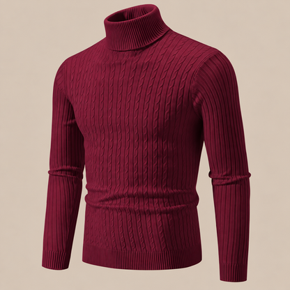 Cassian | Strickpullover Herren mit elegantem Rollkragen