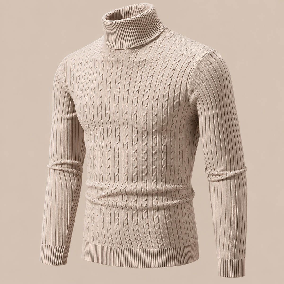 Cassian | Strickpullover Herren mit elegantem Rollkragen