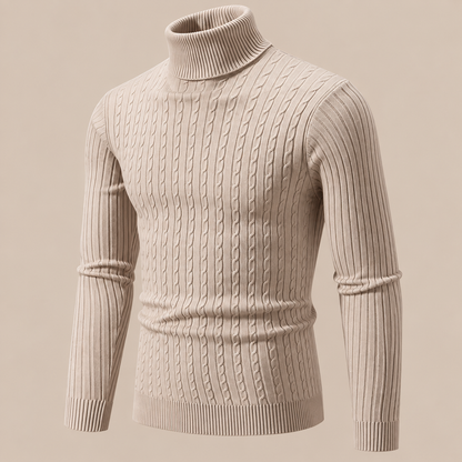 Cassian | Strickpullover Herren mit elegantem Rollkragen
