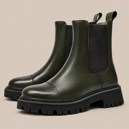 Celestia | Winterstiefel Damen im Chelsea-Stil mit Profilsohle