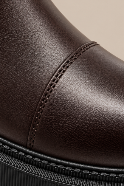 Celestia | Winterstiefel Damen im Chelsea-Stil mit Profilsohle