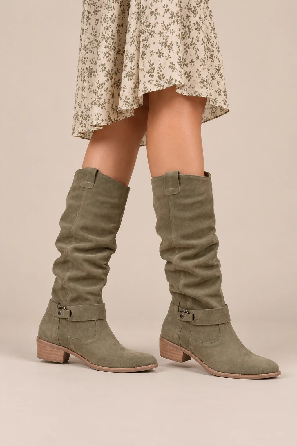 Charlina | Weitschaftstiefel Damen knielang mit weitem Schaft