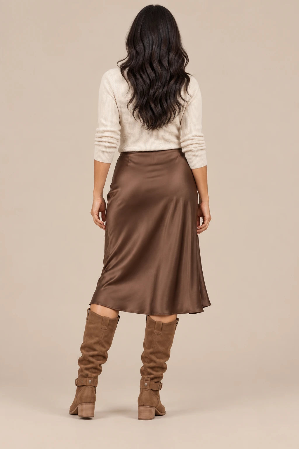 Charlina | Weitschaftstiefel Damen knielang mit weitem Schaft