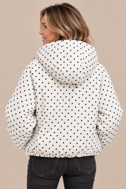 Cherry | Regenjacke Damen mit Polka-Dot-Muster