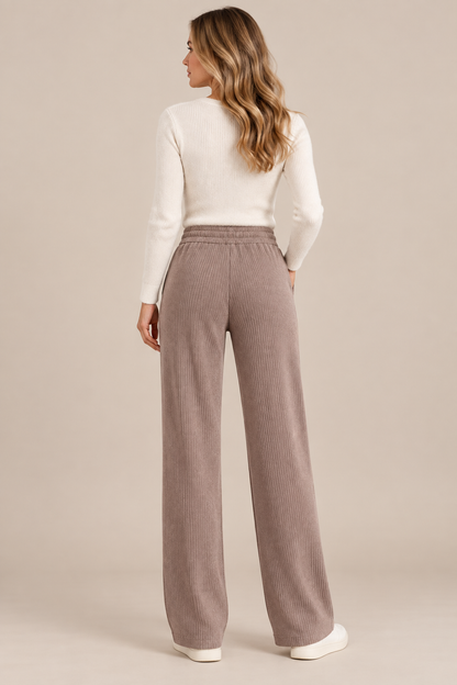 Cheryl | Cordhose Damen mit geradem Bein und warmem Futter