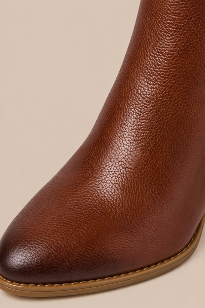 CityStrider | Winterstiefel Damen mit hohem Schaft und Blockabsatz