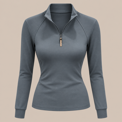 Clarity | Troyer Damen mit Reissverschluss und schlanker Passform