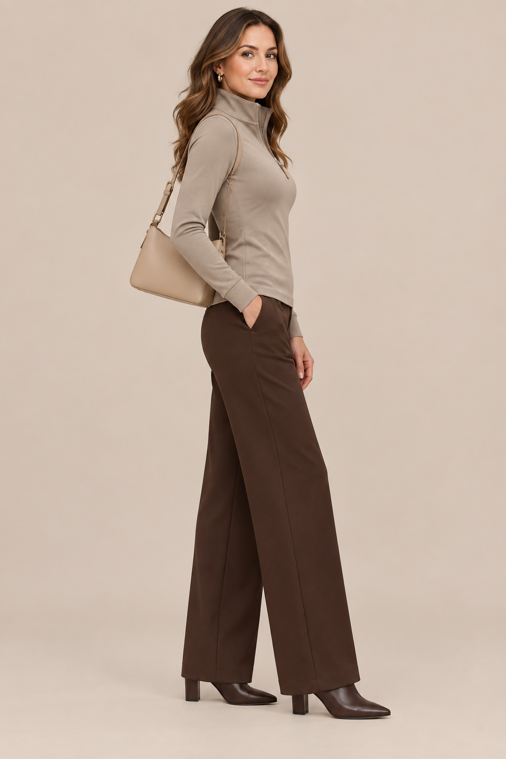 Clarity | Troyer Damen mit Reissverschluss und schlanker Passform
