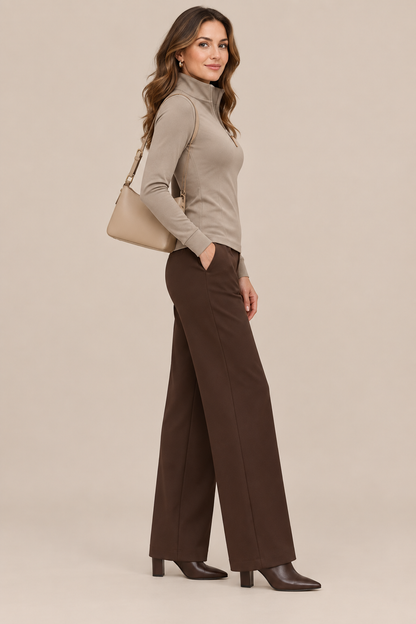 Clarity | Troyer Damen mit Reissverschluss und schlanker Passform