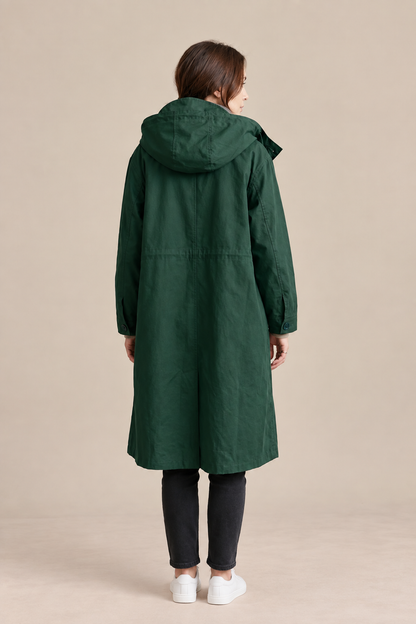 Coatavia | Lässiger Oversize Trenchcoat Mit Kapuze