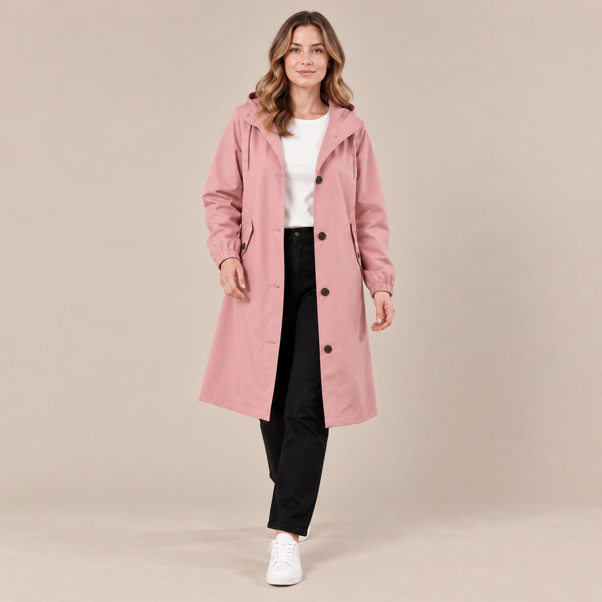 Coatavia | Lässiger Oversize Trenchcoat Mit Kapuze