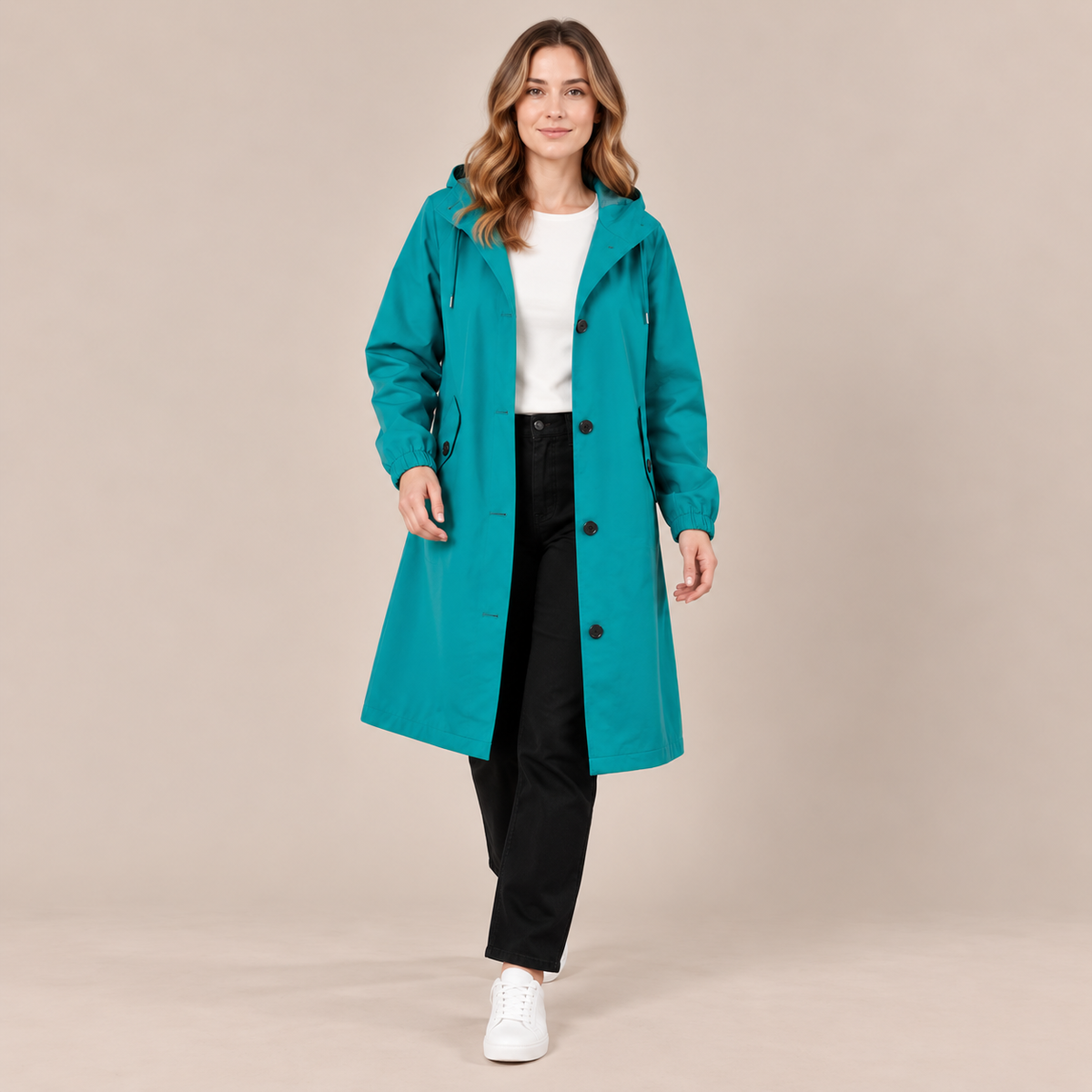 Coatavia | Lässiger Oversize Trenchcoat Mit Kapuze