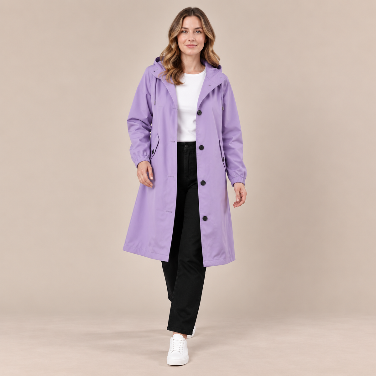 Coatavia | Lässiger Oversize Trenchcoat Mit Kapuze