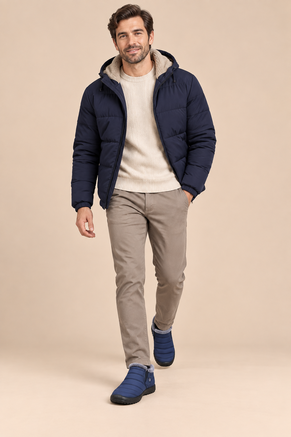 Corvin | Winterstiefel Herren mit warmem Futter und Steppdesign
