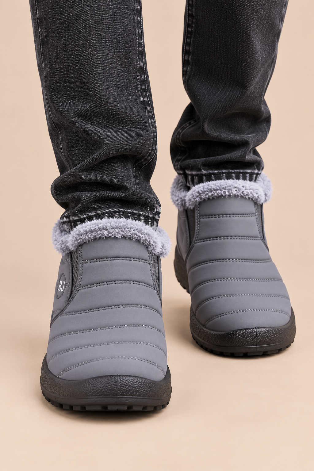 Corvin | Winterstiefel Herren mit warmem Futter und Steppdesign