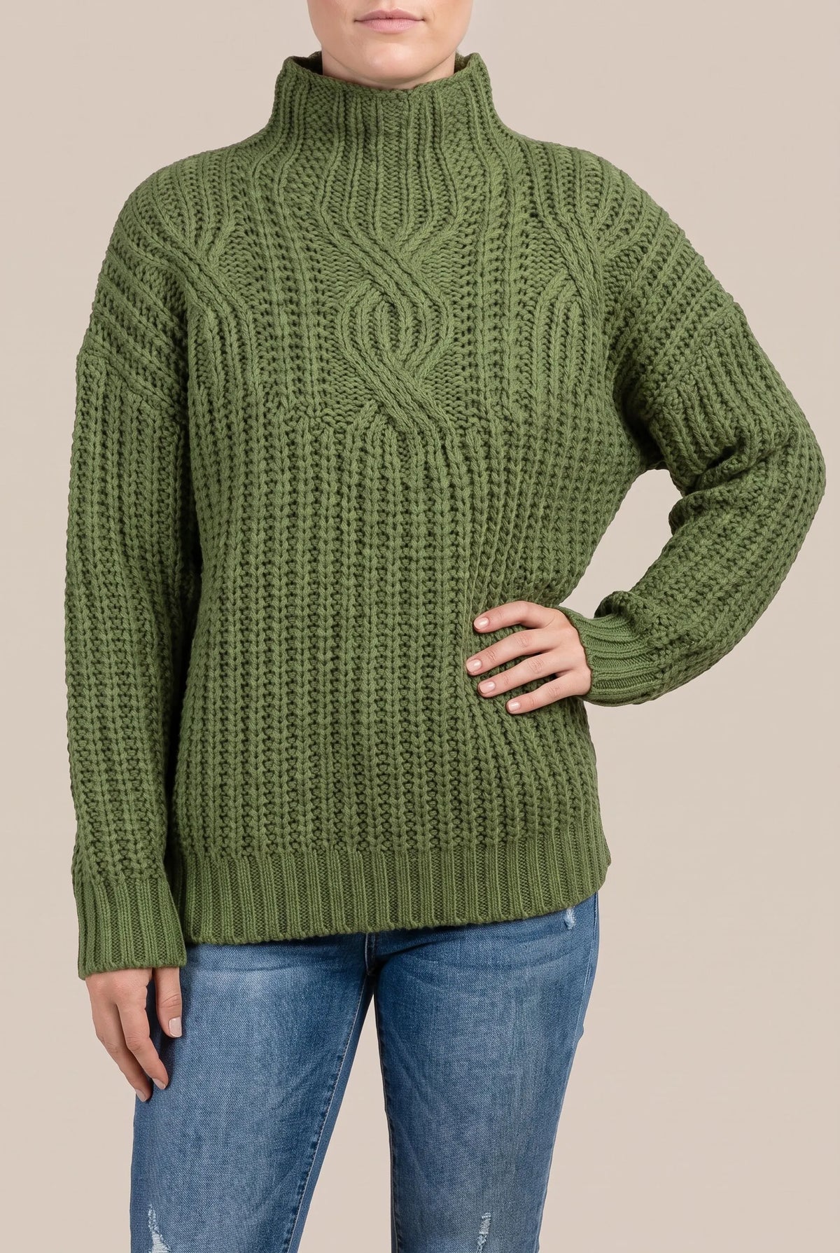 CozyChic | Eleganter Damenpullover Mit Zopfmuster