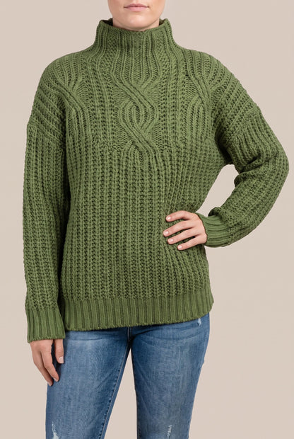 CozyChic | Eleganter Damenpullover Mit Zopfmuster