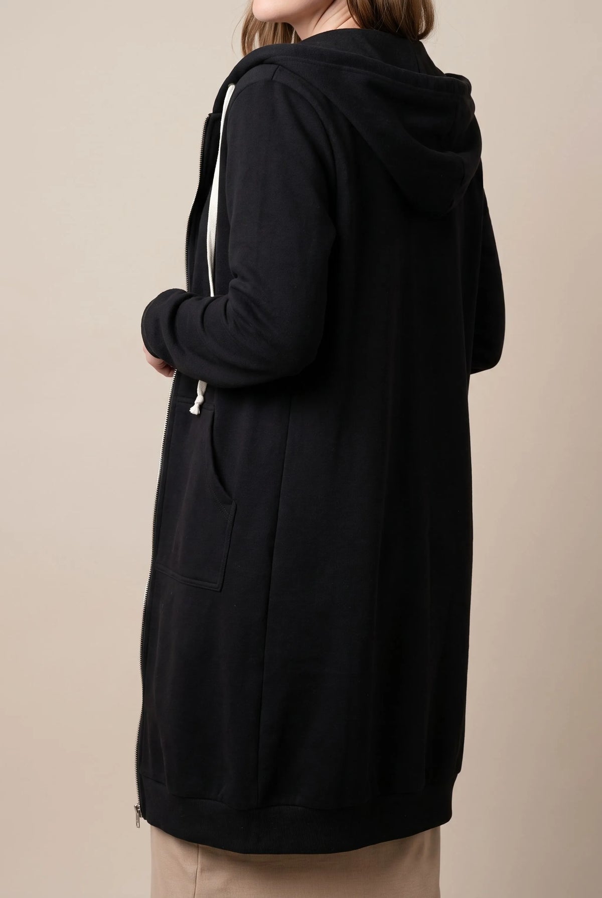 CozyWrap | Lange Strickjacke Mit Kapuze