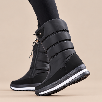 Cyril | Winterstiefel Damen mit hohem Schaft und Reissverschluss