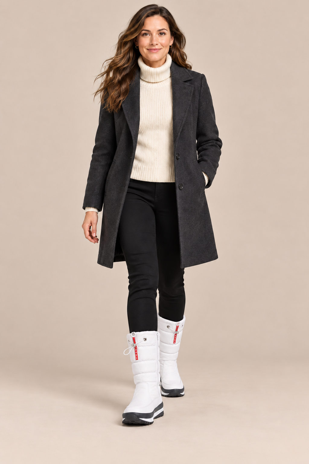 Cyril | Winterstiefel Damen mit hohem Schaft und Reissverschluss