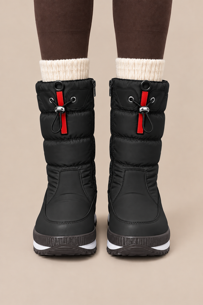 Cyril | Winterstiefel Damen mit hohem Schaft und Reissverschluss