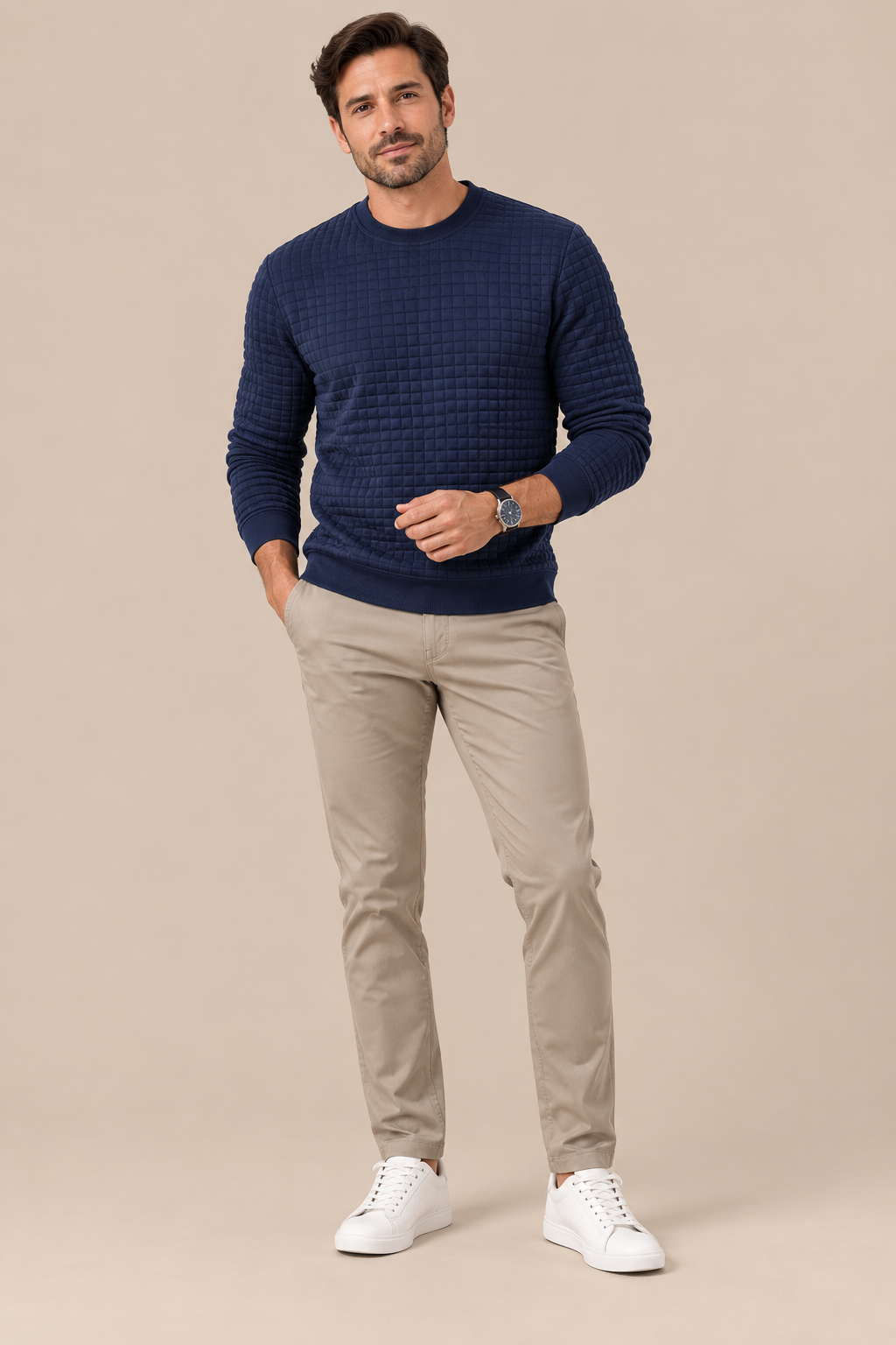 Darius | Strickpullover Herren mit strukturierter Oberfläche
