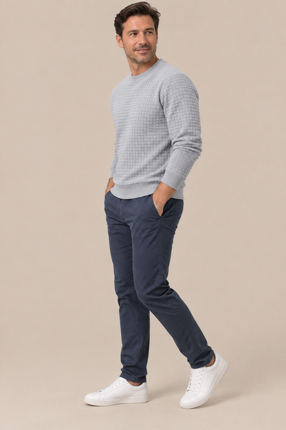 Darius | Strickpullover Herren mit strukturierter Oberfläche