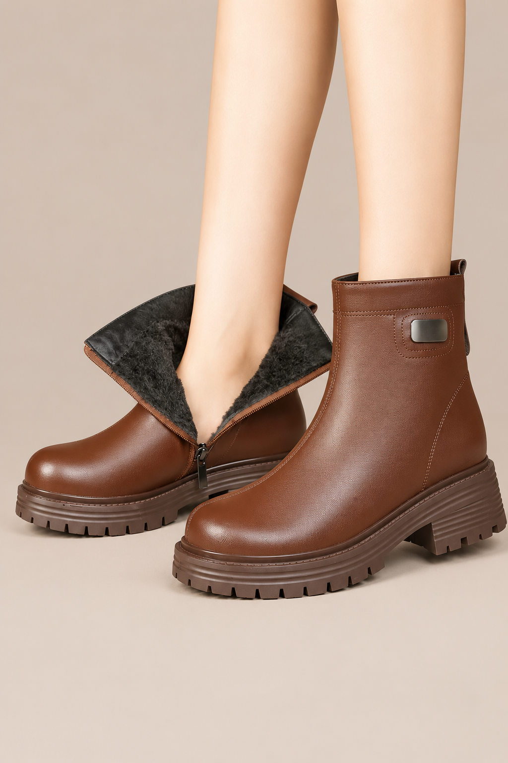 Denise | Chelsea Boots Damen mit warmem Innenfutter