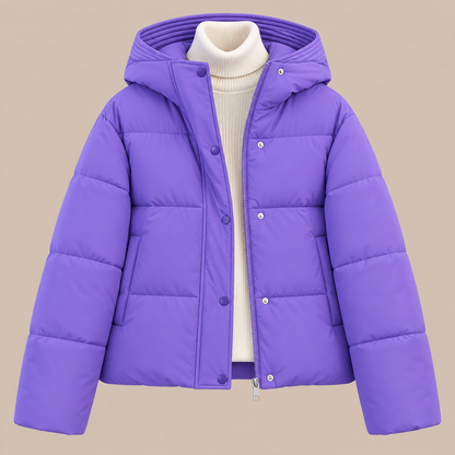 Denisse | Kurze Steppjacke mit Kapuze