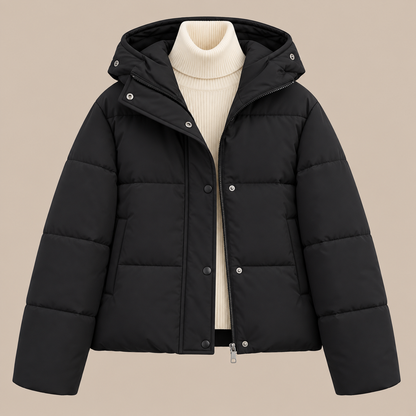 Denisse | Kurze Steppjacke mit Kapuze