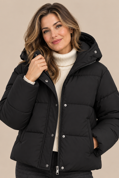 Denisse | Kurze Steppjacke mit Kapuze